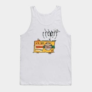 Radio Transmission Gliching Tank Top